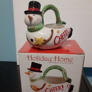 Snowman Christmas Cheer Basket